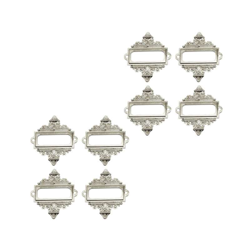 Jual Oem 8x File Drawer Cabinet Card Tag Label Holder Metal Frame Silver Online November 2020 Blibli Com