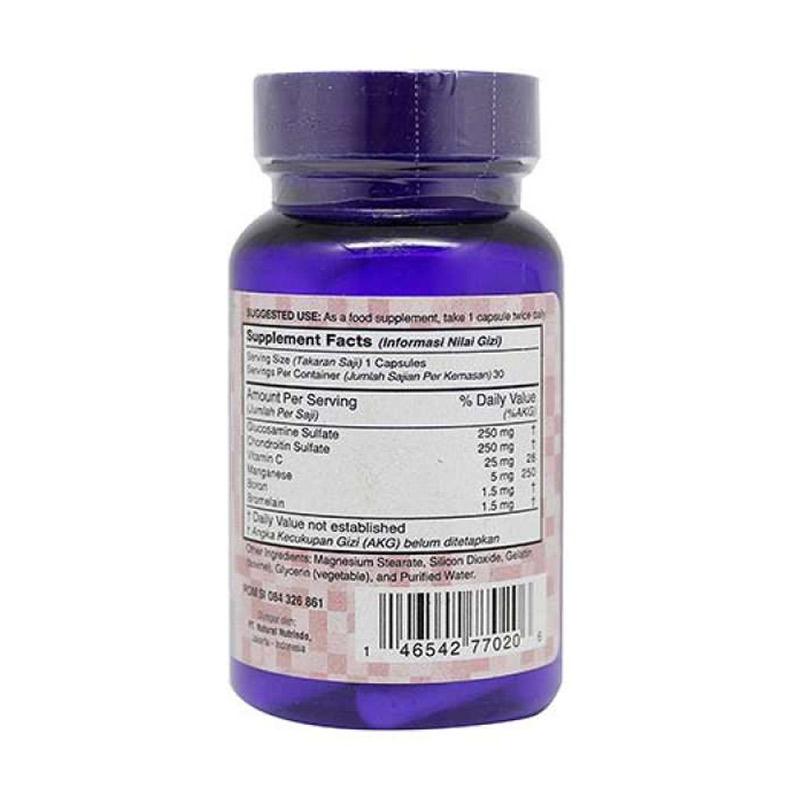 Jual Wellness Joint Formula Glucosamine Sulfate Chondroitin Vitamin Pelumas Tulang Sendi Tendon Suplemen 30 Kapsul Online November 2020 Blibli Com