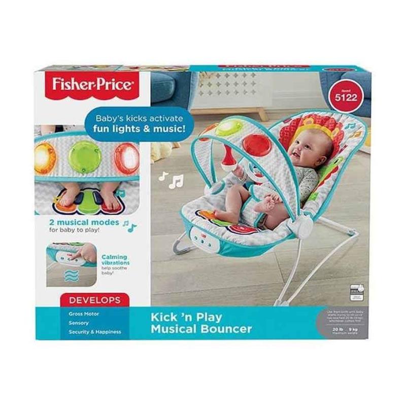Fisher price deluxe kick cheap and play musical bouncer