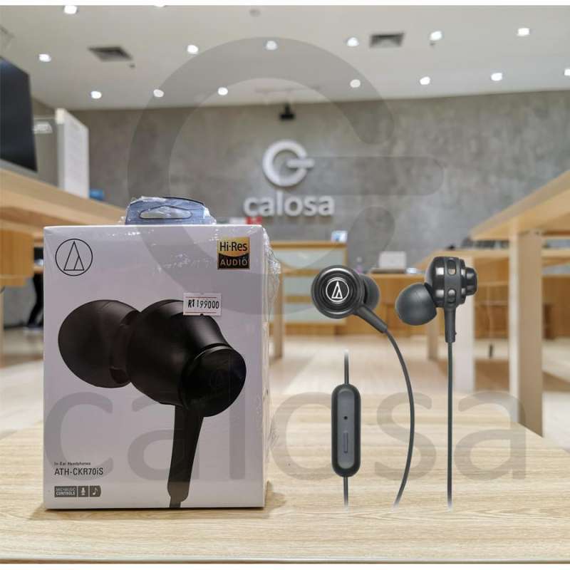 AUDIO TECHNICA Headphones with Mic ATH CKR70iS CKR 70 iS ORI RESMI