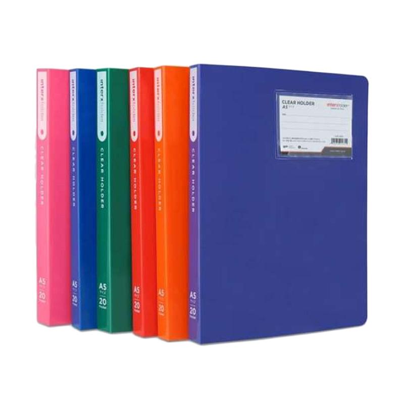 Jual Inter X Folder Clear Holder A5 Display Books 20 Pockets Online September 2020 Blibli Com