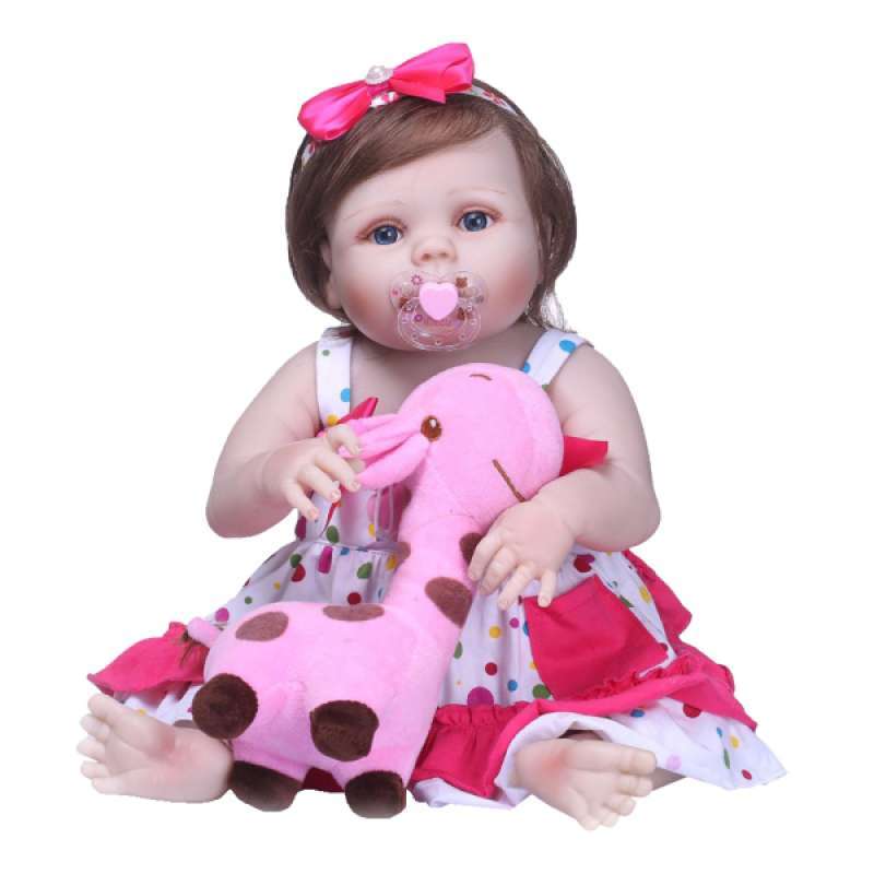 Jual Oem Real Life Full Silicone Reborn Baby Girl Doll Kid Bath Toy Appease Toy 22 Inch Online September 2020 Blibli Com