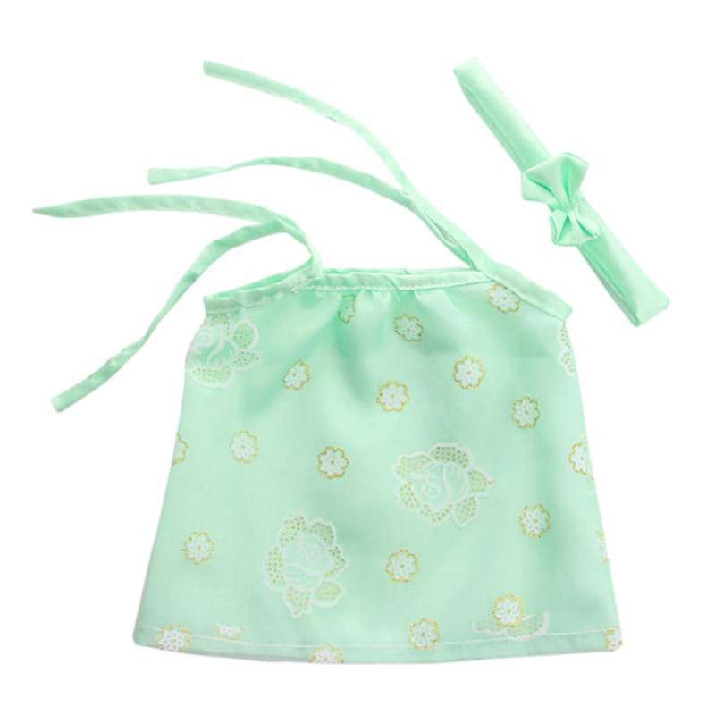 Jual Oem Adorable Girl Doll Green Dress Headwear Baby Doll Accessory 18 Inch 43 45 Cm Online November 2020 Blibli
