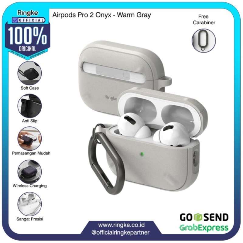 Ringke AirPods Pro Onyx Warm Gray Casing Anti Crack Shock Armor