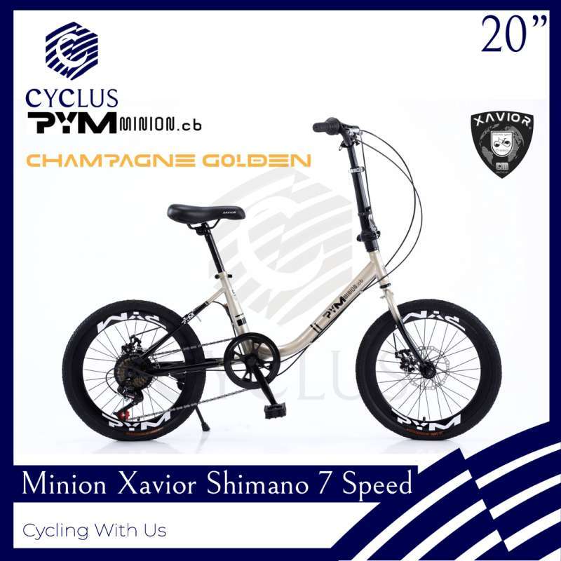 Jual INSTAN Sepeda Minion Bike Xavior Pym 7 Speed Shimano 20
