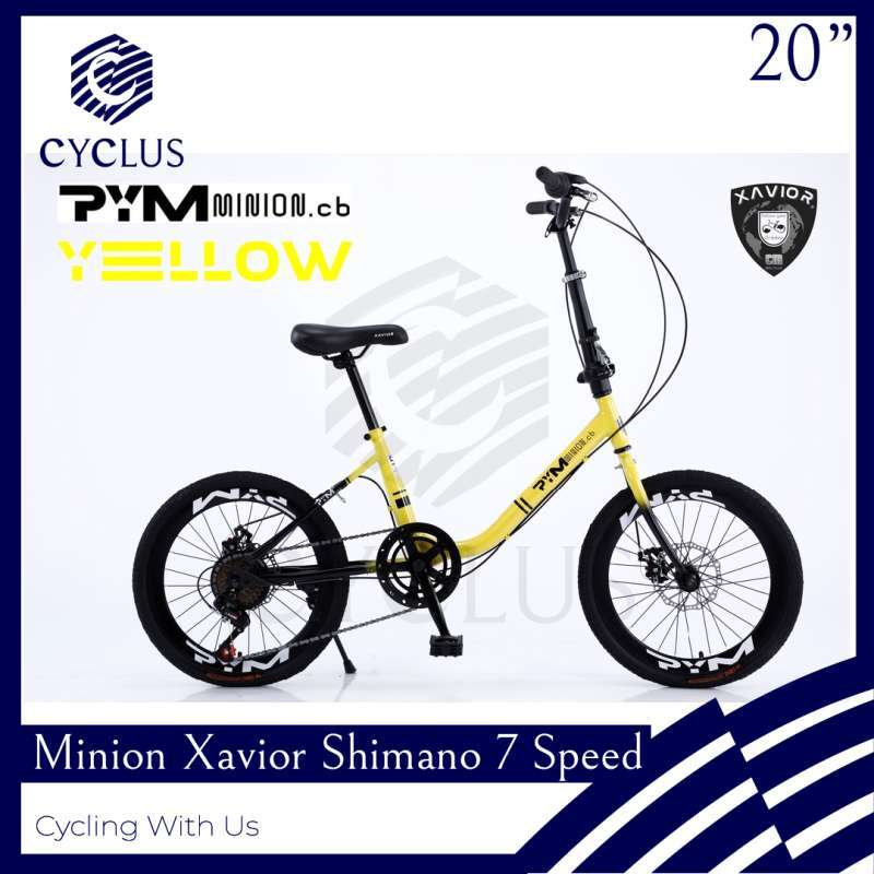 Jual INSTAN Sepeda Minion Bike Xavior Pym 7 Speed Shimano 20