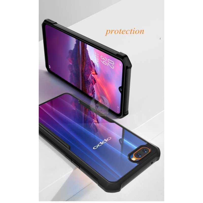 Case hp OPPO A5S, A7, A12, A7X, A11K Softcase Clear Transparan