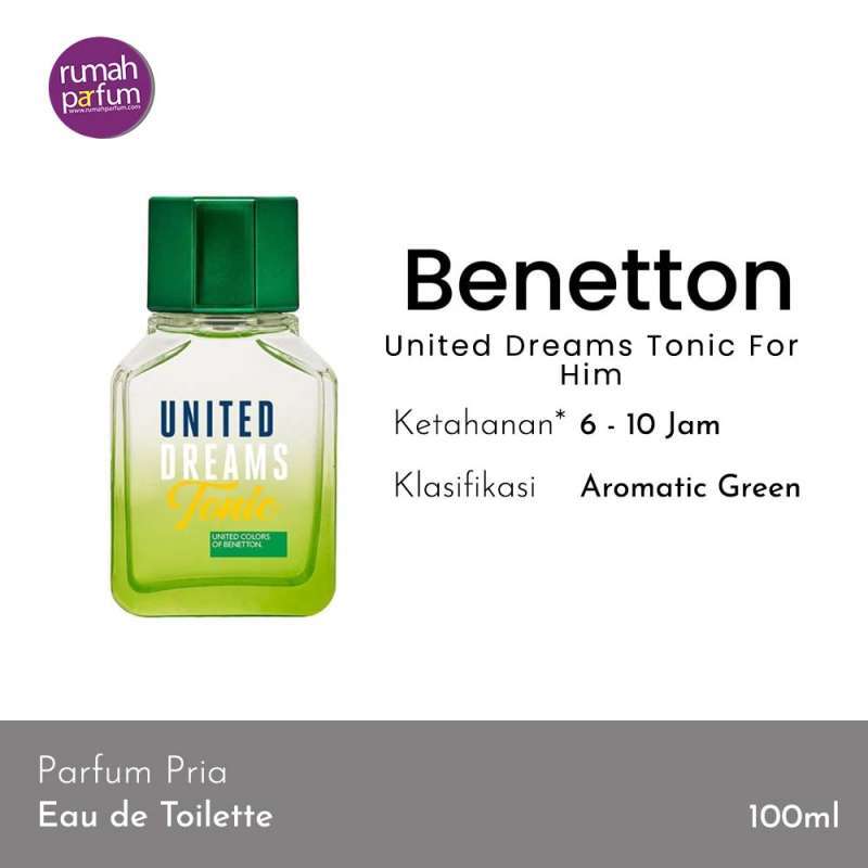 Jual Benetton United Dreams Tonic Parfum Pria di Seller Rumah