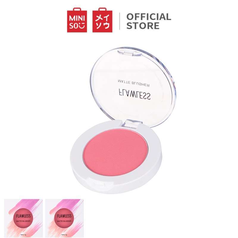 miniso official flawless matte blusher glam bronz
