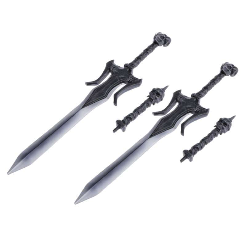3Pcs 1:6 Male Soldier Arms Model Scale Male Doll Accessories Axe /& Swords