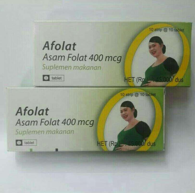 afolat 400mcg box isi 100 tablet obat resep dokter