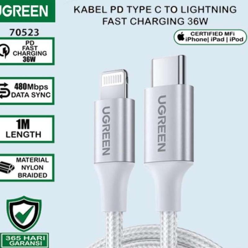 Lightning Cable Ipad Pro Pd Charging UGREEN MFI KABEL LIGHTNING