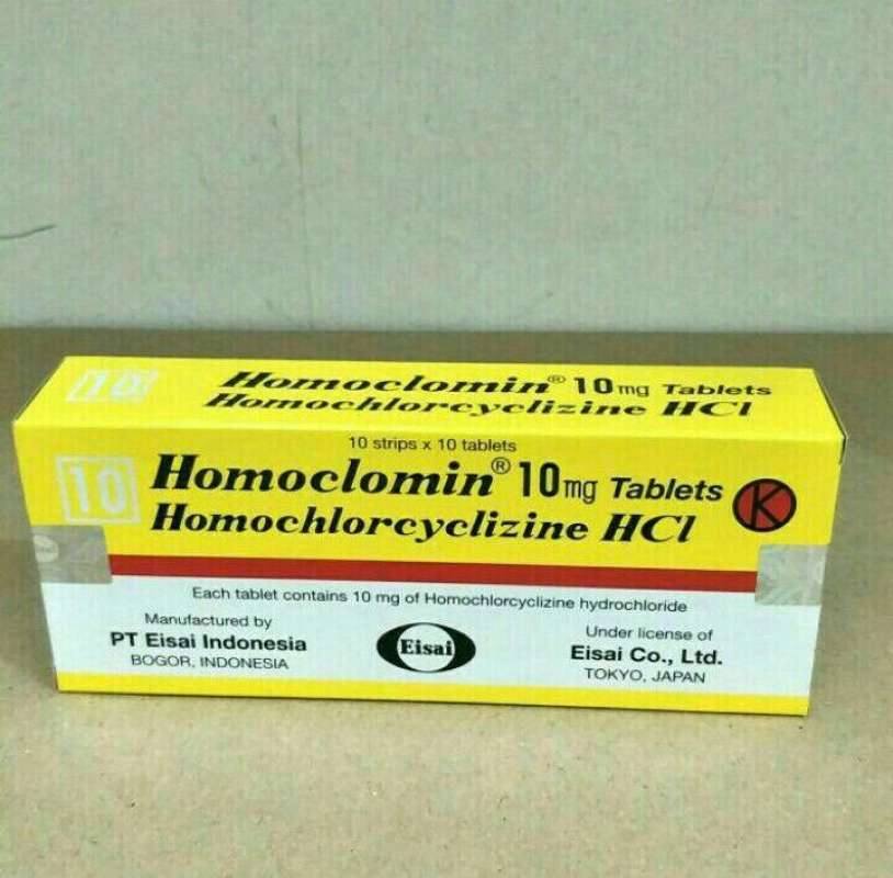 homoclomin box isi 100 tablet obat resep dokter