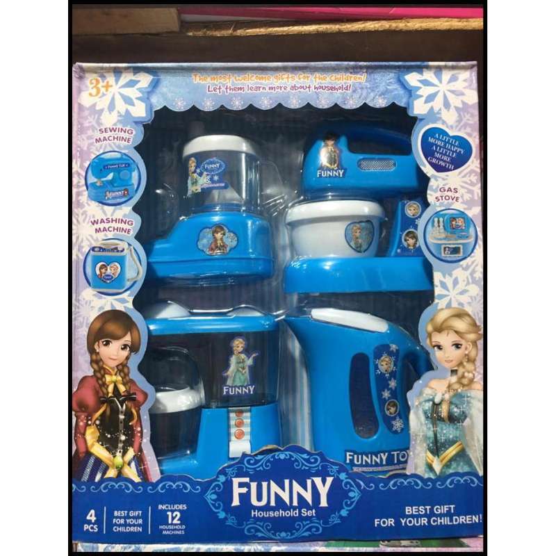 Jual Mainan Kitchen Set Frozen Set 4pc Blender Mixer Teko Coffee Maker Online April 2021 Blibli