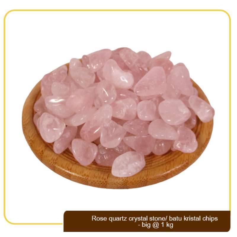 Jual Butiran Batu Kristal Chips Rose Quartz Crystal Stone Big 500 Gr Online Oktober 2020 Blibli Com