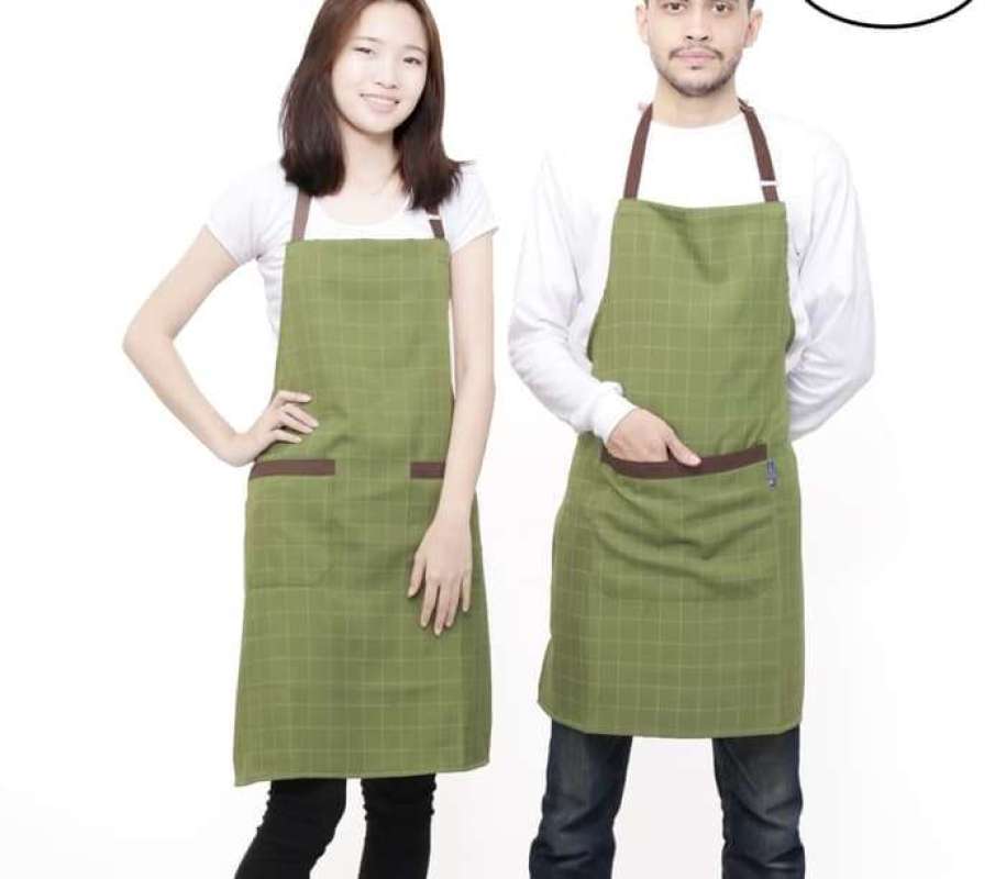 Jual Celemek Apron Motip Kotak Celemek Masak Pria Wanita Nomor Satu Murah Mei 2021 Blibli
