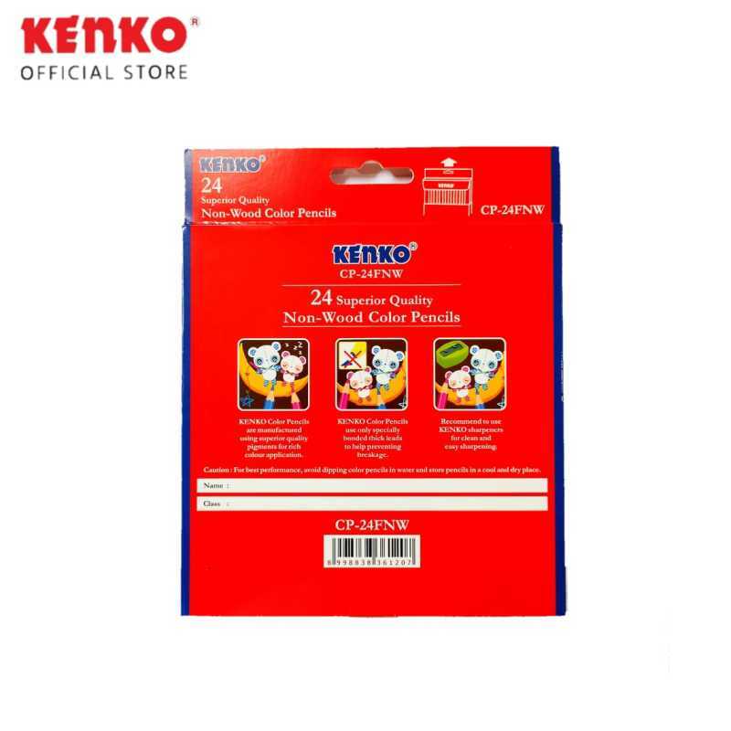 Jual Kenko 24 Color Pencil Cp 24 Fnw Non Wood Idle Panda Online Januari 2021 Blibli