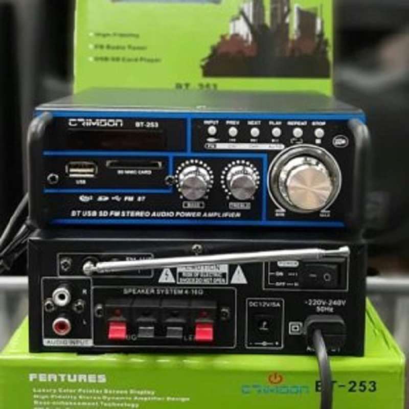 Jual Power Amplifier Mini Crimson Bt 253 Original Crimson Bt 253 Power Crimson Bt 253 Online Februari 2021 Blibli