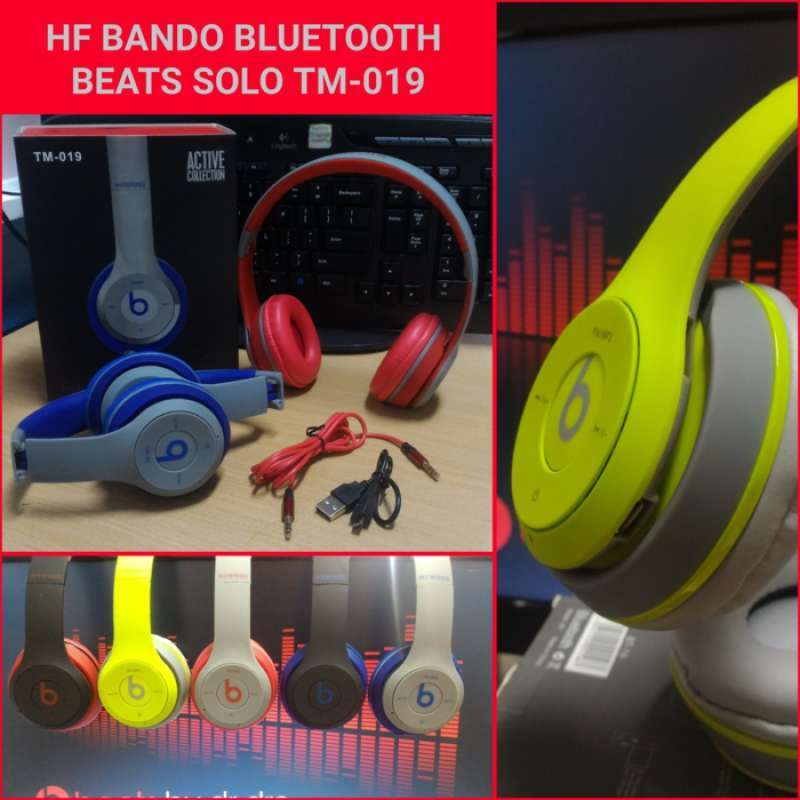 headset bando headphone bando bluetooth beats by dr dre solo tm 019