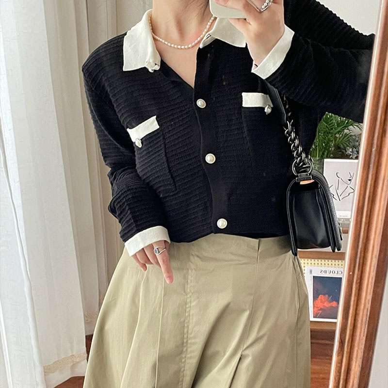 Jual Newlan Zz051 New Knit Sweater Kancing Hidup Rajut Lengan