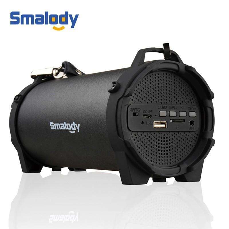 Smalody Outdoor Portable Bluetooth Speaker Boombox with Carrying Strap
