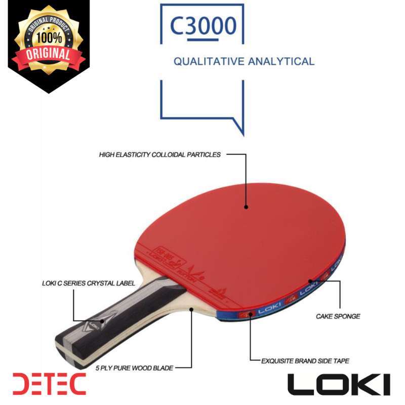 Jual Loki C3000 Pingpong Bat Tenis Meja Raket Online September 2020 Blibli Com
