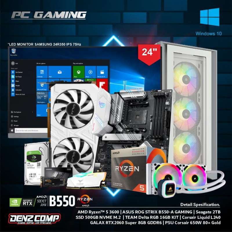 Nvidia Geforce Ryzen 3600 And 2060 Ryzen 3600 Rtx 2060 Super R5