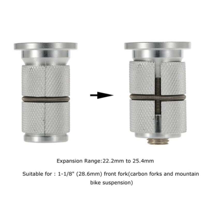 Star nut for carbon steerer clearance