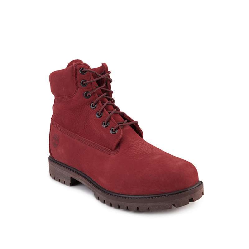 dark red timberlands