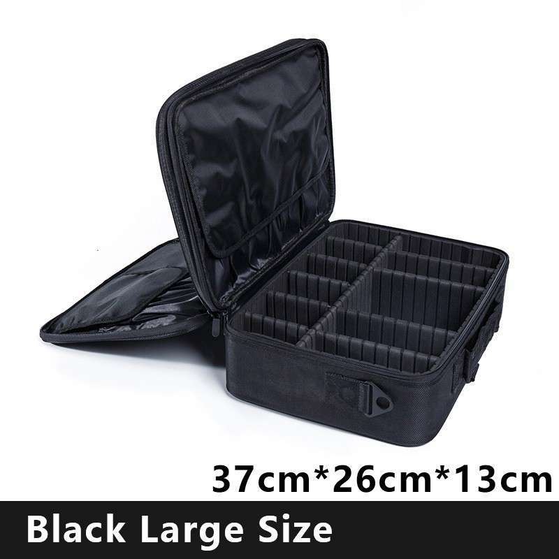 casaline likethis tas kosmetik make up travel organizer bag wanita 37cm x3235 black