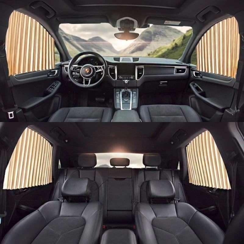 jual car magnet window sun shades 4 pcs tirai gorden jendela kaca mobil murah mei 2021 blibli