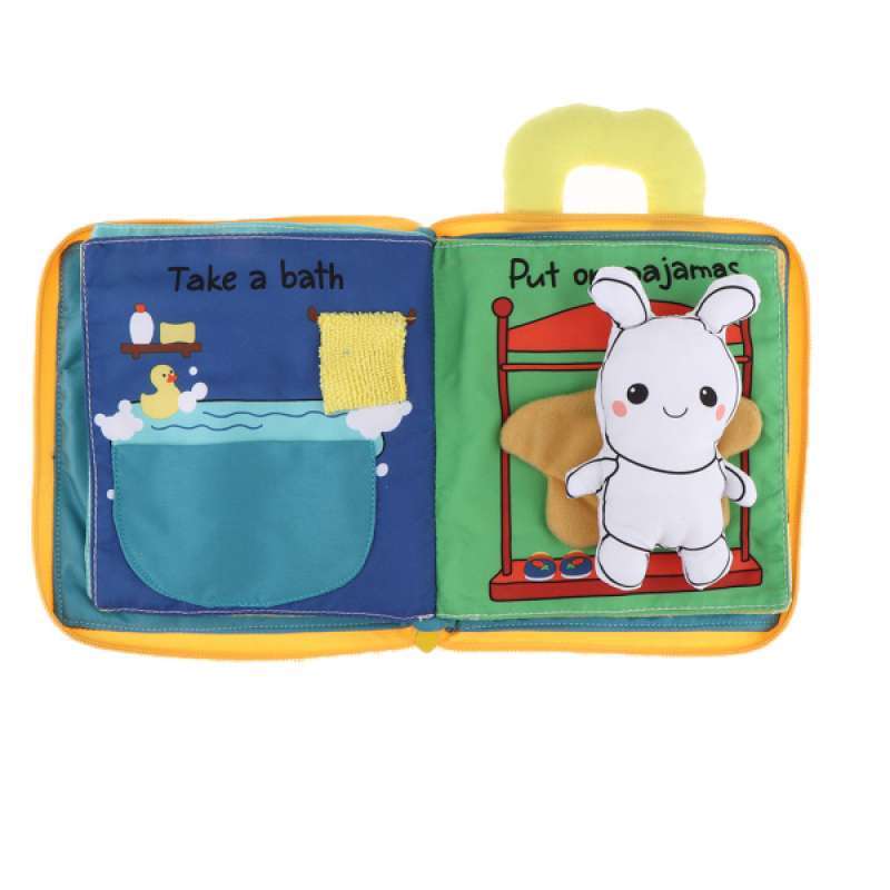 Jual Baby Development 3d Rabbit Cloth Bed Book Story Telling Early Education Toy Online September 2020 Blibli Com