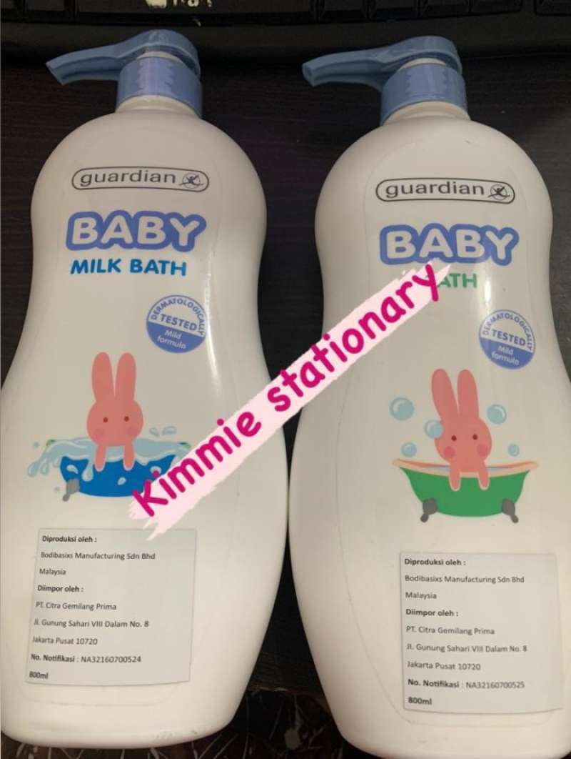 Guardian Baby Milkbath Baby Bath 800Ml Sabun Mandi Bayi Guardian