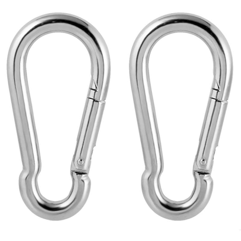 Stainless Steel Climbing Carabiner Key Chain Clip Hook Buckle Keychain Outd HF Stainless Steel Climbing Carabiner Key Chain Clip Hook Buckle Keychain Outd HF