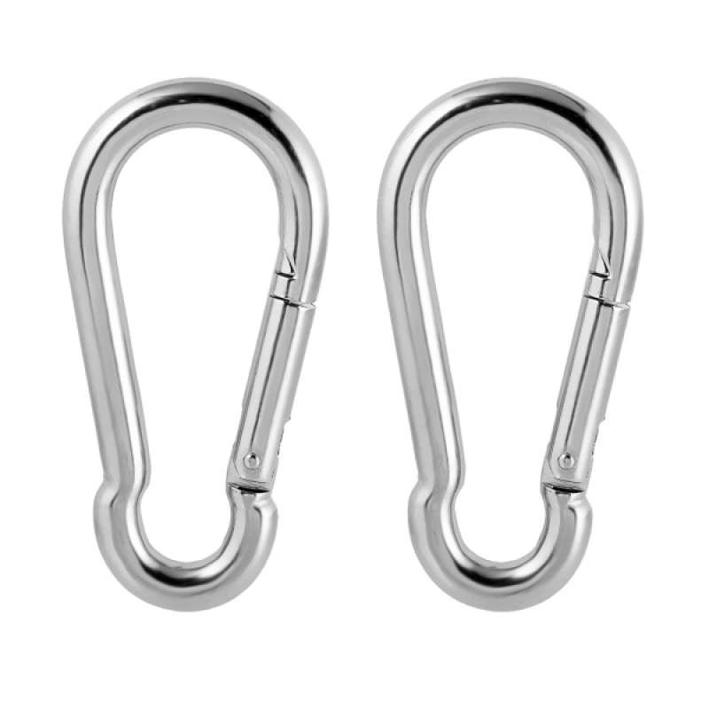 Stainless Steel Climbing Carabiner Key Chain Clip Hook Buckle Keychain Outd HF Stainless Steel Climbing Carabiner Key Chain Clip Hook Buckle Keychain Outd HF