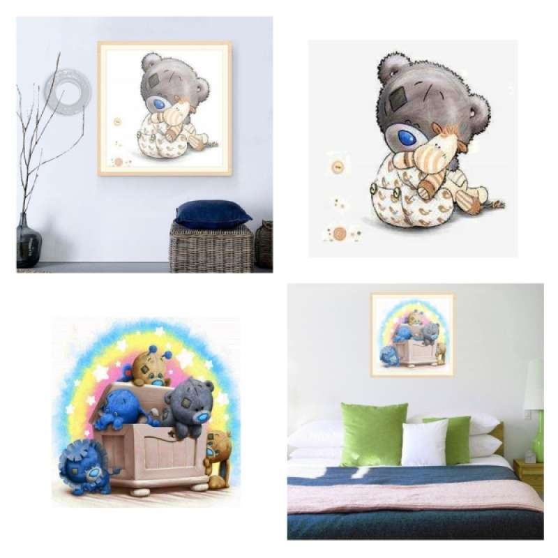 Jual 2 Pack Bear Diamond Diy Paintings Kits Handmade Home Decorations 2 Styles Online November 2020 Blibli