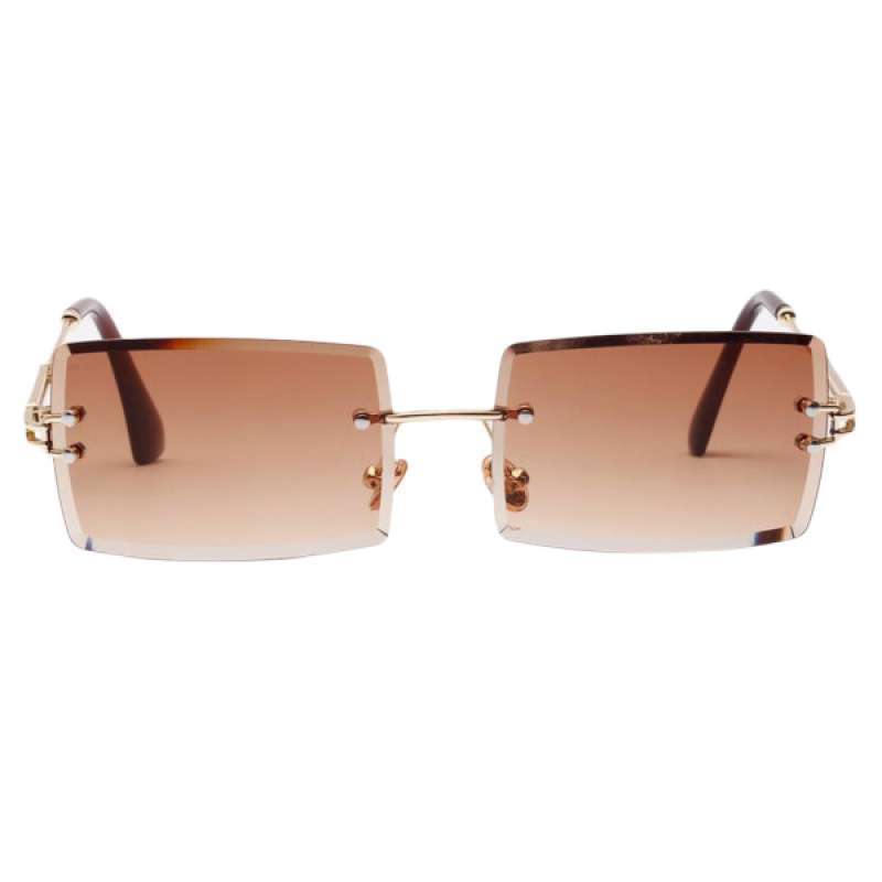 brown rectangle sunglasses