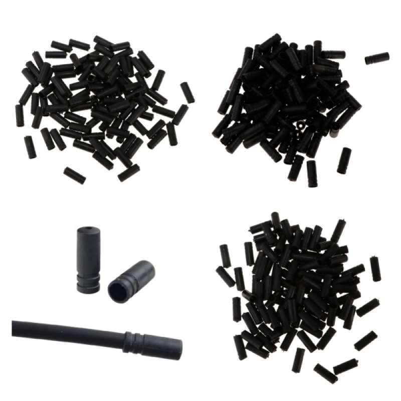 200x 4mm 200x 5mm Road Bike Brake Cable Wire End Tips Crimp Ferrules Caps