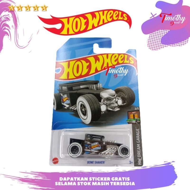 Jual Hot Wheels Bone Shaker Hitam Hw Dream Garage Team Hw Di