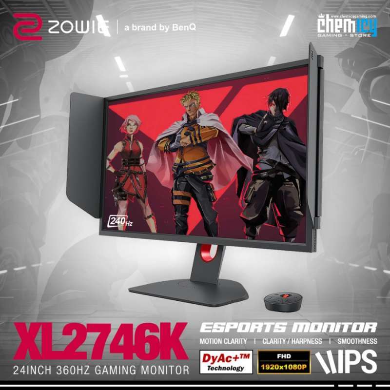 ZOWIE by BenQ XL2546K 24.5 1080p 240Hz Gaming Monitor with DyAc+ 