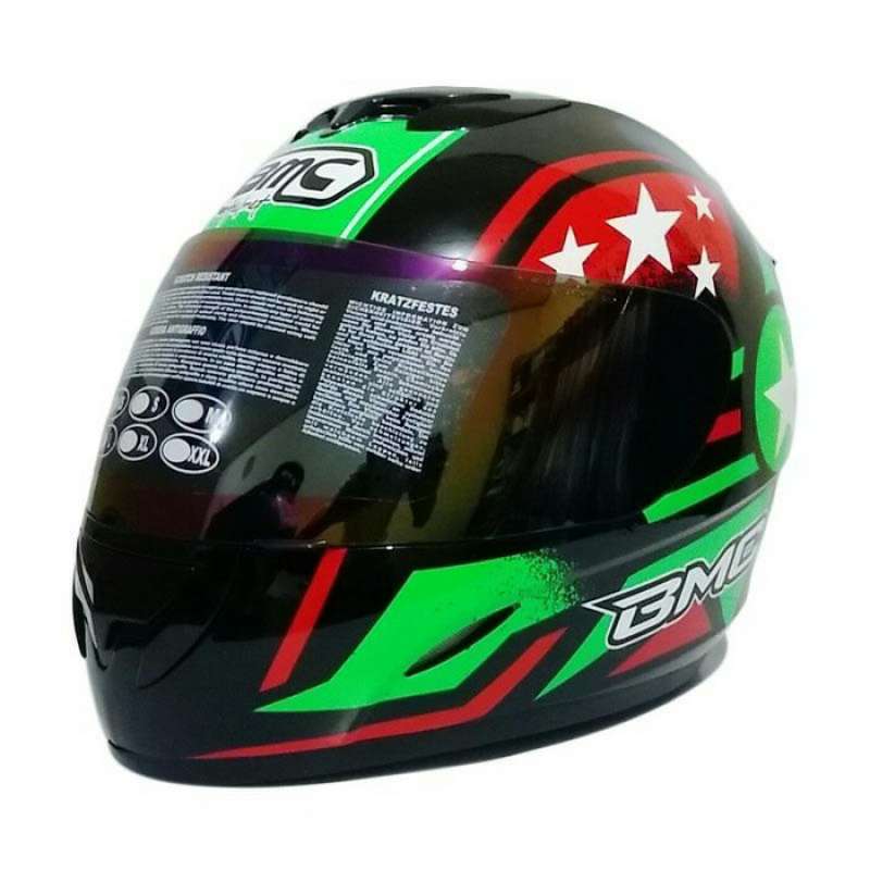 Helm full sale face enteng