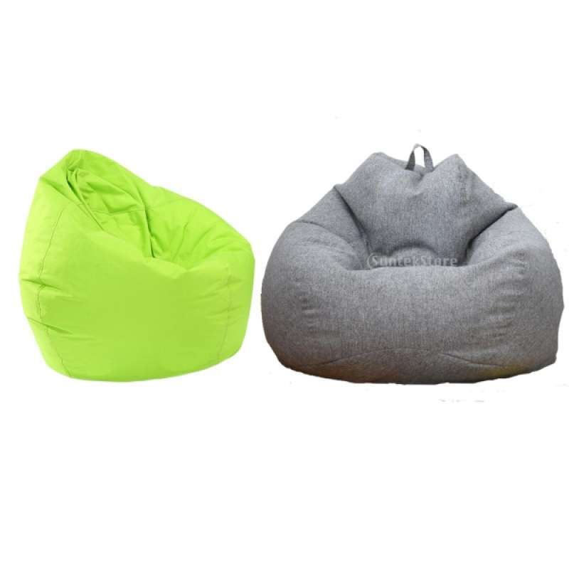 Gray Waterproof Homyl EXTRA LARGE Stuffed Animal Storage Bean Bag Chair Cover for Toy Storage for Kids 