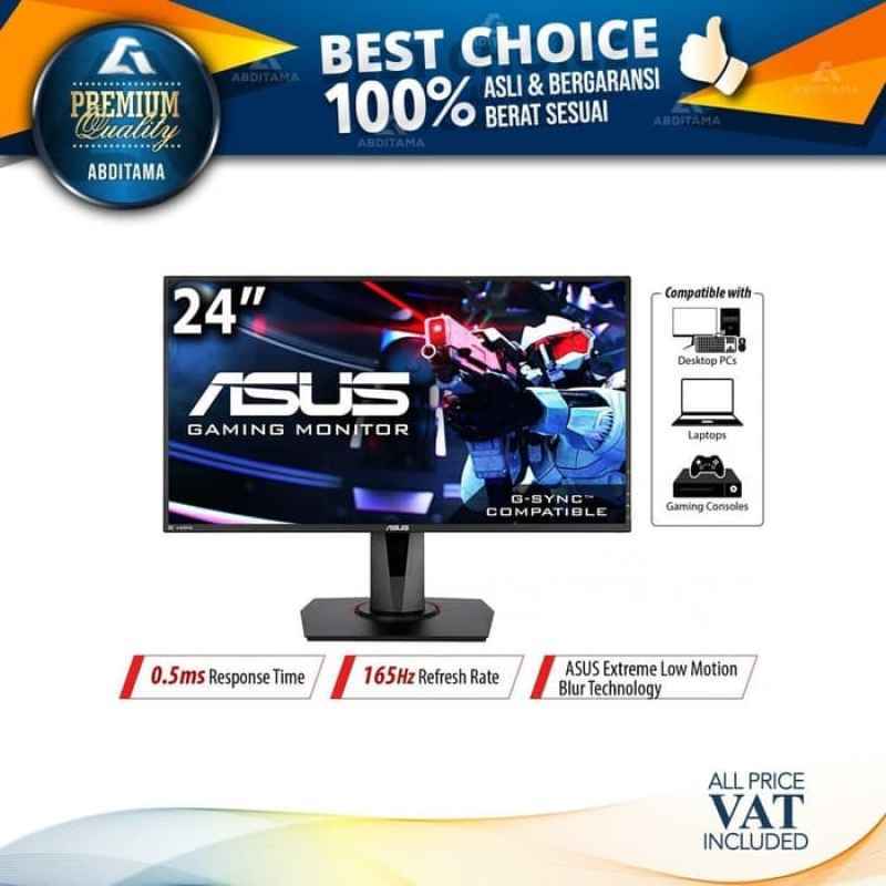 Jual Monitor Led Gaming Asus Vg248qg 24 1920x1080 0 5ms 165hz Hdmi Dp Online November 2020 Blibli