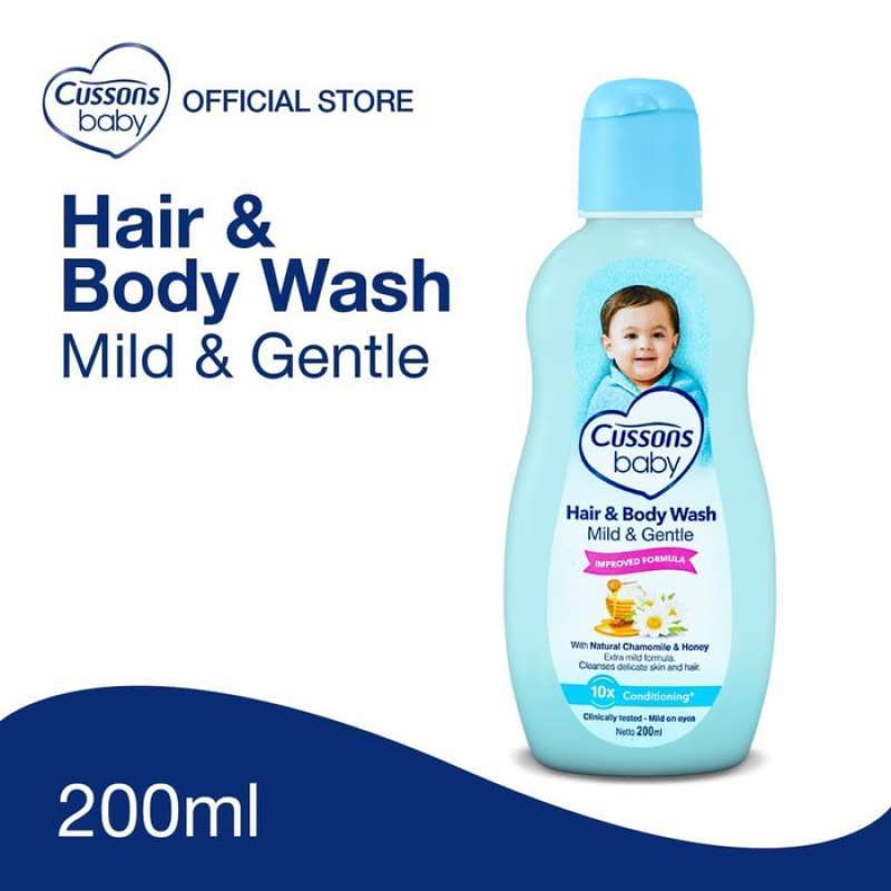 Jual Cussons Baby Hair Body Wash Mild Gentle 200ml di Seller PM