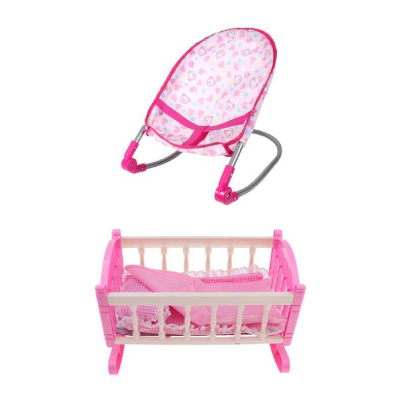 Baby Toddler Fun Play Pretend Furniture Cradle Bed Rocking Chair Reborn Doll Terbaru Juli 2021 Harga Murah Kualitas Terjamin Blibli