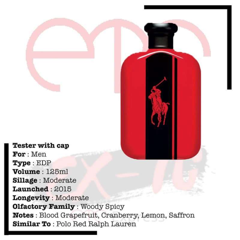 Polo red sales intense tester