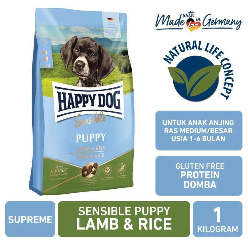 Jual Happydog Baby Lamb Rice 1kg Dog Food Makanan Anjing Happy