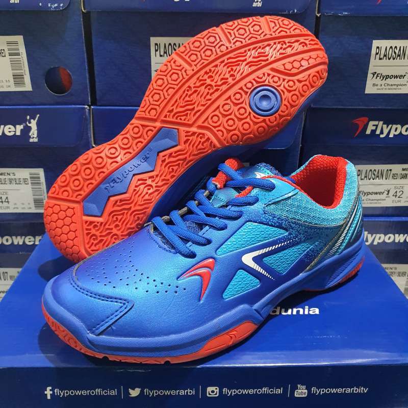 Jual Sepatu Badminton Flypower Plaosan 7 07 Original Online Oktober 2020 Blibli Com
