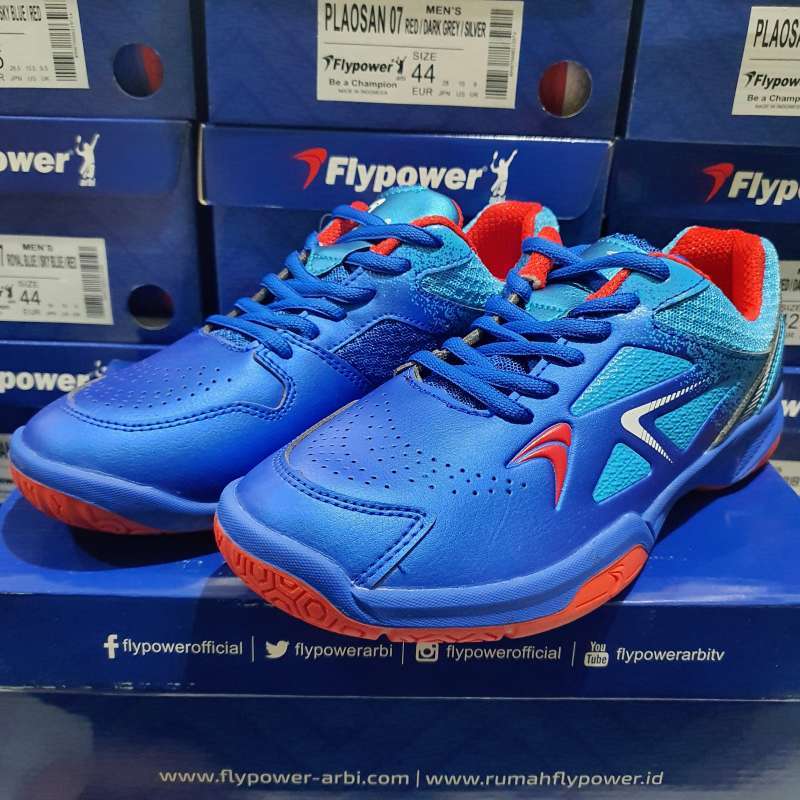 Jual Sepatu Badminton Flypower Plaosan 7 07 Original Online Oktober 2020 Blibli Com