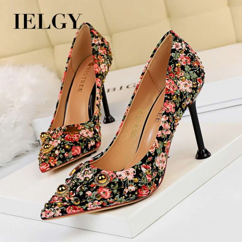 Stiletto High Heel Retro Mouth 